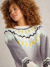 Load image into Gallery viewer, White Stuff 441848 SUNSET FAIRISLE JUMPER
