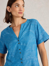 Load image into Gallery viewer, White Stuff 442726 IRIS COTTON JAQUARD DRESS
