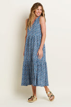 Load image into Gallery viewer, Brakeburn Bbldrs0011171 BRUSHED CAMO NOTCH MAXI DRESS
