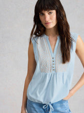 Load image into Gallery viewer, White Stuff 445460 PEONY SLEEVELESS SHIRT
