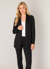 Load image into Gallery viewer, Base Level 6000001 YALA LONG CARDIGAN black yayla
