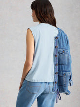 Load image into Gallery viewer, White Stuff 445460 PEONY SLEEVELESS SHIRT

