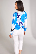 Load image into Gallery viewer, Peruzzi S24600 OCEAN PRINT KNIT
