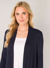 Load image into Gallery viewer, Base Level 6000001 YALA LONG CARDIGAN dark blue yayla

