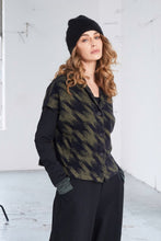 Load image into Gallery viewer, Naya Naw25152 HOUNDSTOOTH KNIT JACKET
