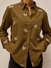 Load image into Gallery viewer, White Stuff 448587 LIBBY EMBROIDERED CORD SHIRT
