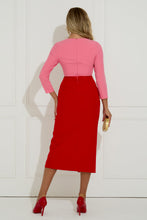 Load image into Gallery viewer, The 8Th Sign 8Saw709 Carmen colourblock midi

