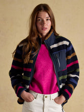Load image into Gallery viewer, Joules Au2359 LOTTIE NAVY STRIPE FLEECE
