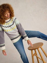 Load image into Gallery viewer, White Stuff 441848 SUNSET FAIRISLE JUMPER
