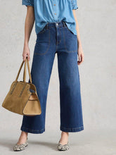 Load image into Gallery viewer, White Stuff 441459 Tia Wide leg crop jean
