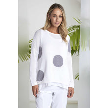 Load image into Gallery viewer, Naya Nas26142 Spot print round neck knit
