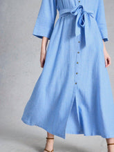 Load image into Gallery viewer, White Stuff 446134 Soma linen shirt dress

