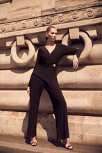 Load image into Gallery viewer, Frank Lyman 269026 JUMPSUIT MOCH
