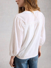 Load image into Gallery viewer, White Stuff 445358 Daisy dobby mix top
