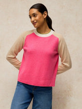 Load image into Gallery viewer, White Stuff 447205 CASHMERE COLOURBLOCK JUMPER
