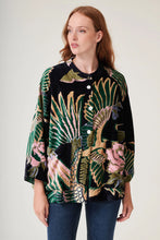 Load image into Gallery viewer, One Hundred Stars Vjkcraeml VELVET JACKET CRANE EMERALD
