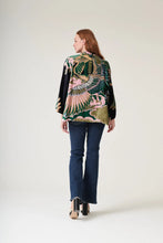 Load image into Gallery viewer, One Hundred Stars Vjkcraeml VELVET JACKET CRANE EMERALD
