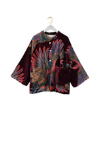 Load image into Gallery viewer, One Hundred Stars Vjkcraplu VELVET JACKET CRANE PLUM
