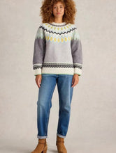 Load image into Gallery viewer, White Stuff 442109 FROSTED FAIRISLE JUMPER
