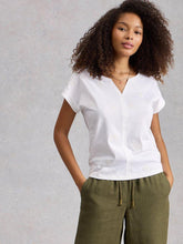 Load image into Gallery viewer, White Stuff 445348 NELLY EMBROIDERED TEE
