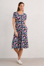 Load image into Gallery viewer, Seasalt B-Wm24118-31943 S/S April Dress Stone Flower Maritime
