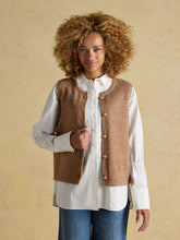 Load image into Gallery viewer, Joules Av1044 HOLLY BUTTON TANK TAN
