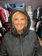 Load image into Gallery viewer, Barbara Lebek 10630042 Short coat Polar pearls with hood
