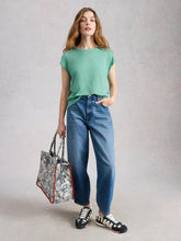Load image into Gallery viewer, White Stuff 445355 ROWAN LINEN TEE
