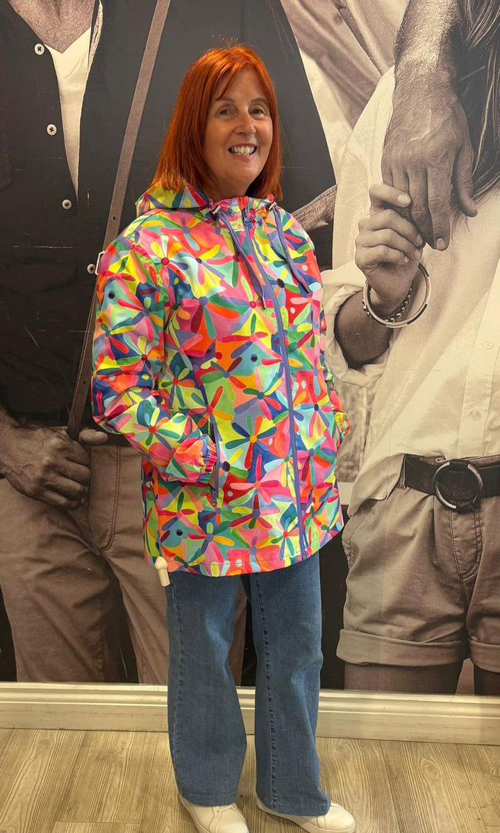 Wilderly Wear Clr--Rda RAINBOW DASIES RAINCOAT – Velvet Ramsbottom