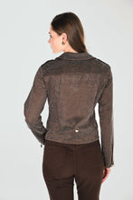 Load image into Gallery viewer, Frank Lyman 266596 KNIT JACKET MOCHA
