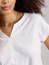 Load image into Gallery viewer, White Stuff 445348 NELLY EMBROIDERED TEE
