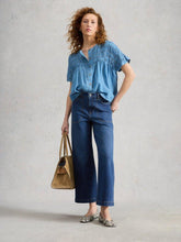 Load image into Gallery viewer, White Stuff 441459 Tia Wide leg crop jean
