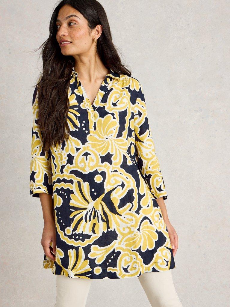 White Stuff 443449 BLAKE LINEN TUNIC