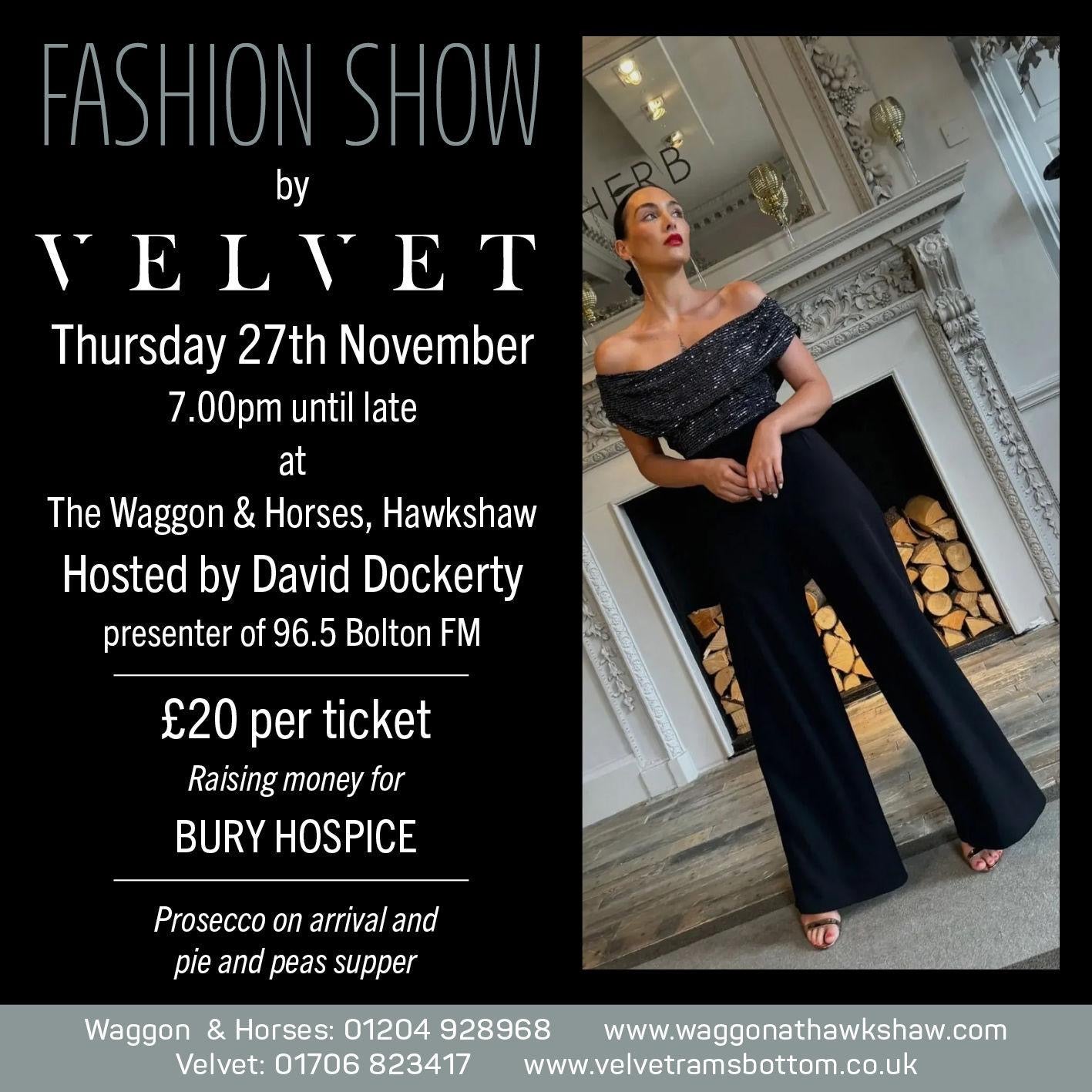 Velvet Fashion Show Waggon & Horses, Hawkshaw