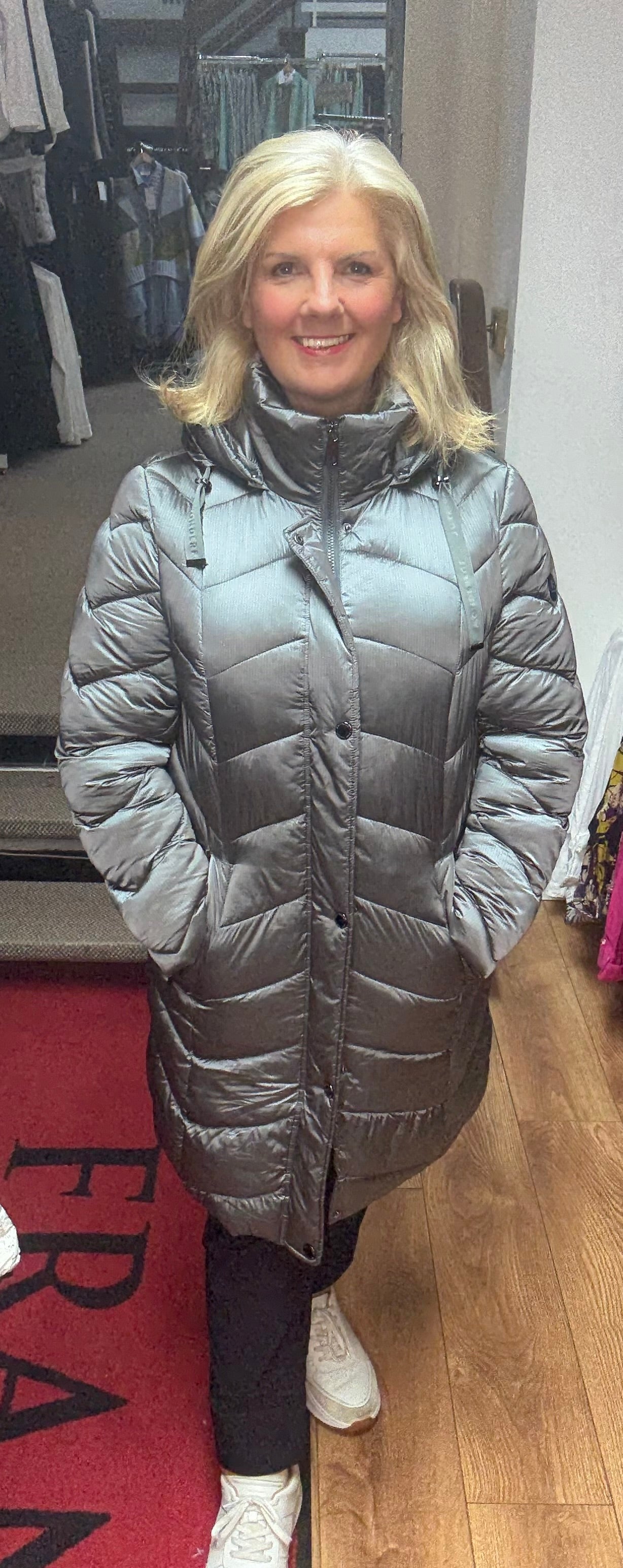 Barbara Lebek 30630052 COAT WITH HOOD