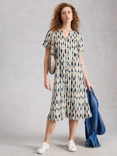 Load image into Gallery viewer, White Stuff 445257 IRIS LINEN DRESS
