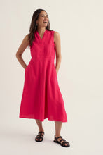 Load image into Gallery viewer, Seasalt B-Wm37170-37056 Sleeveless Carved Wood Dress
