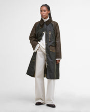 Load image into Gallery viewer, Barbour Lwx1485ol52 Barbour Evette Wax     Fern/Be
