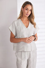 Load image into Gallery viewer, Naya Npa26220 Patch pocket V neck top
