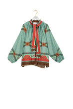 Load image into Gallery viewer, One Hundred Stars Tpbfdlaqa PUSSYBOW BLOUSE

