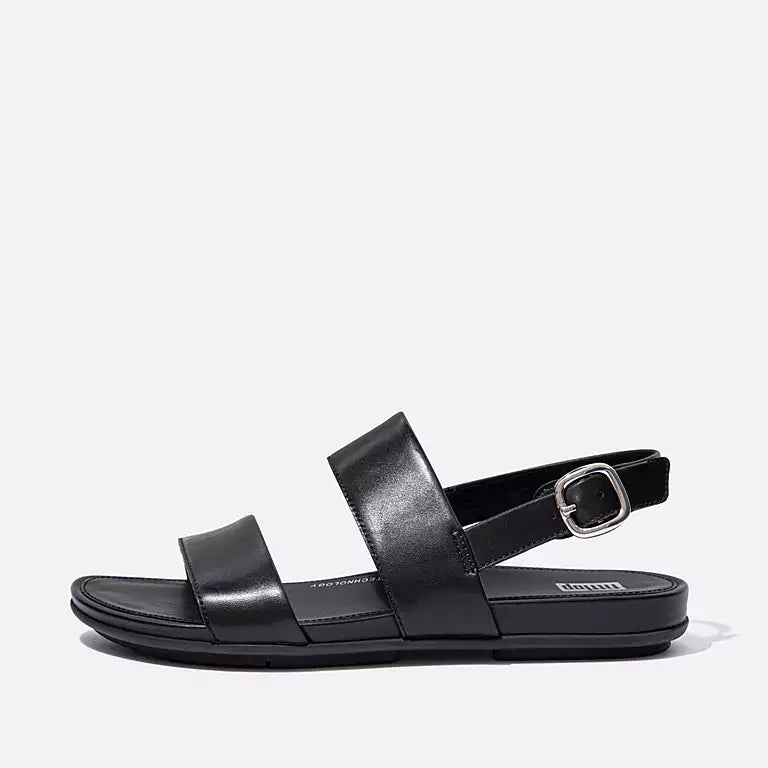 Fitflop Eb1 090 GRACIE LEATHER BACK STRAP SANDALS
