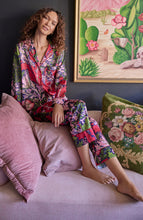 Load image into Gallery viewer, Hope And Ivy Marianne FLORAL SATIN PJ SET
