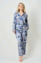 Load image into Gallery viewer, Hope And Ivy Izzy FLORAL SATIN PJ SET

