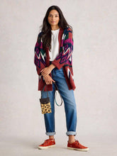 Load image into Gallery viewer, White Stuff 444087 ALICE ABSTRACT CARDI
