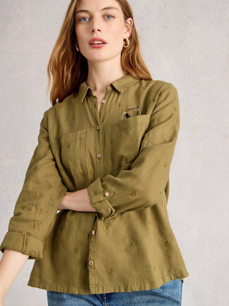 White Stuff 444302 SOPHIE ORGANIC COTTON SHIRT