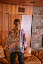 Load image into Gallery viewer, One Hundred Stars Kimcraplu CRANE PLUM KIMONO
