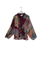 Load image into Gallery viewer, One Hundred Stars Tpbcraplu CRANE PLUM PUSSY BOW BLOUSE
