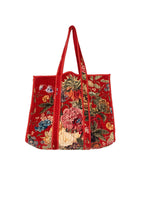 Load image into Gallery viewer, One Hundred Stars Vtbpriber PRIMULA BERRY VELVET TOTE BAG
