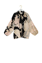 Load image into Gallery viewer, One Hundred Stars Tpbcrablk CRANE BLACK PUSSY BOW BLOUSE

