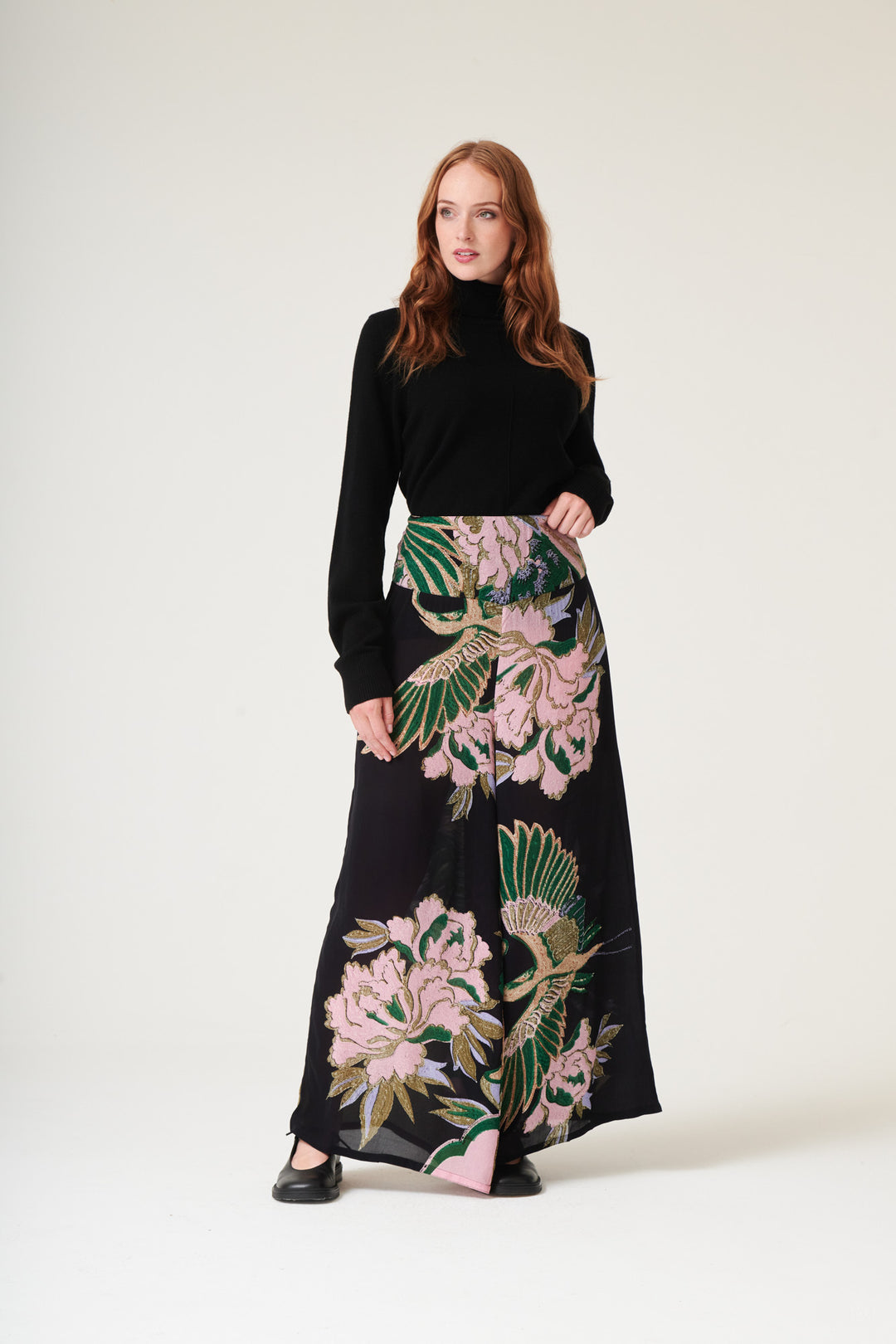 One Hundred Stars Ppccraeml CRANE EMERALD PALAZZO PANTS